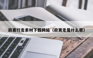 栖霞寂寞行走素材下载网站（寂寞走是什么歌）